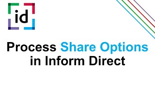Share Options in Inform Direct