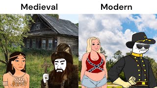 Medieval vs. Modern Countries