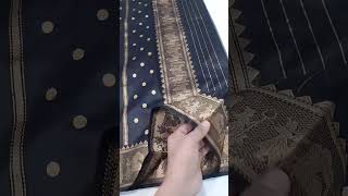 Chanderi handloom pattu soft silk saree #pongal#blacklove#unique#dm +919981010795 #subcribe (2)