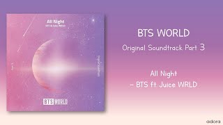 [AUDIO] All Night - BTS ft. Juice WRLD(BTS WORLD OST Part 3)