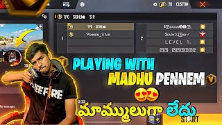 Playing With Madhu Pennem😍2vs4 With Randoms🇮🇳 Funny😆reactions Nxt Level🙈 మమ్ములుగా లేదు…