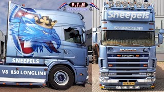 Scania V8 850 Longline  Sneepels  lights  interior D.T.M