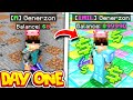 Going from A to LEVEL ONE MILLION on DAY ONE in MINECRAFT: PRISONS! | Minecraft OP PRISON