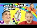 UNICORN SURPRISE with Lucky Charms! Marshmallow Hunt by HobbyKidsTV