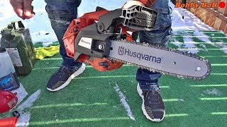 FIRST START Husqvarna t435 new chainsaw