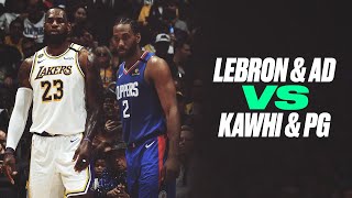 LeBron and AD vs. Paul George and Kawhi Battle It Out In A Possible Western Conference Preview