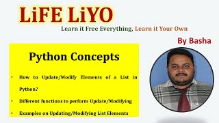 Updating or Modifying List Elements || append || insert || copy || extend #PythonListUpdation