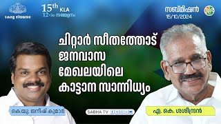 ചിറ്റാര്‍ സീതത്തോട് ജനവാസ മേഖലയിലെ കാട്ടാന സാന്നിധ്യം | Chittar | Seethathode | Wild Animal Threat