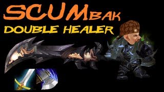 SCUMbak: Double Healer Warrior 3v3 - LAST SECOND VICTORY! (WoW Patch 5.4 Arms Warrior PvP)