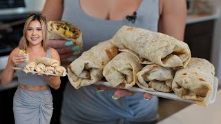 These are MY Family’s Favorite STEAK & EGGS Breakfast BURRITOS, it’s seriously the BEST!