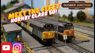 Meet the Fleet - Hornby Class 50 - Largest Collection on YouTube #modelrailways #modeltrains #hornby