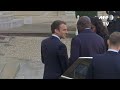 france s macron meets with new liberia president weah