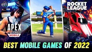 *Top 10 Best* Games of 2022 For Mobile | Top 10 Mobile Games of 2022 in HINDI