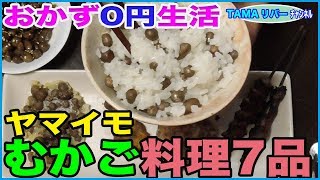 【おかず0円生活】ヤマイモのムカゴ料理７品作る♪