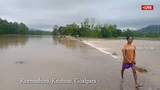 গোৱালপাৰাৰ বিভিন্ন অঞ্চলত বানপানী || আগিয়া- লক্ষীপুৰ সংযোগী ৰাজ্যিক পথ বিচিন্ন