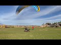 paramotor training students practice ground taxi