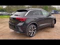 volkswagen new t roc r line 2023 in 4k 19 inch misano black walk around u0026 detail inside