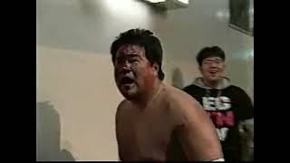 1997 01 06 Shoji Nakamaki \u0026 Seiji Yamakawa vs Matsahura Matsunaga \u0026 Great Kojika   Barbed Wire Spide