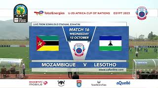 🇲🇿 Mozambique🆚 Lesotho 🇱🇸 ⏲️ 12h00 🏟️ Somhlolo Stadium