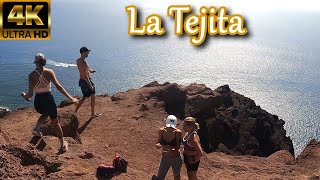 TENERIFE | Montaña Roja [La Tejita] Beautiful Place \u0026 Great Views 🏜️ Oct 2021 ☀️ | Walking Tour [4K]