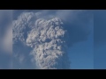 raw calbuco volcano erupts in chile