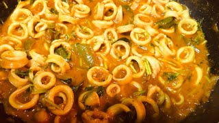 SQUID MASALA | BONDAS MASALA |SQUID CURRY | INDIAN STYLE SQUID RECIPE