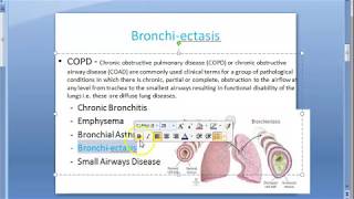 Pathology 481 a Bronchiectasis dilation obstruction foul smell sputum cough respiratory Kartagener