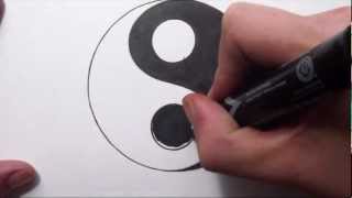 How To Draw a Yin Yang Symbol