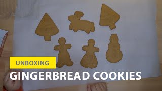 Calie's World - Ikea Vintersaga Gingerbread Set Decorating with Red Cookie Icing - Episode 4