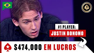 Como JUSTIN BONOMO ganhou mais de $450 MIL ♠️ O Melhor do Big Game ♠️ PokerStars Brasil