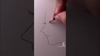 Very easy to draw side face