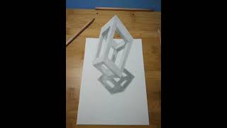 How to Draw a Ladder in a Hole   3D Trick Art  17