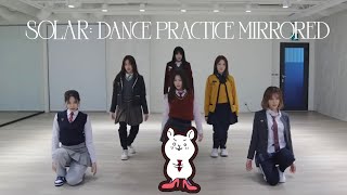 SOLAR — @Weeekly  | dance practice mirrored [OT6 :( ]