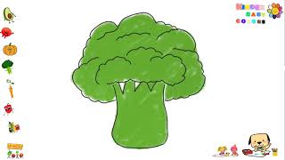 how my child draws broccoli, this video is for toddlers and kids