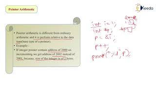 Pointer Assignment, Pointer Arithmetic, Pointer Comparison