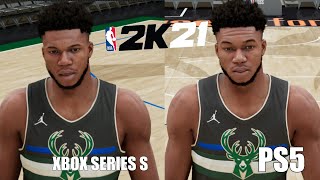 NBA 2K21 - PS5 vs Xbox Series S (Graphics/Gameplay) Comparison