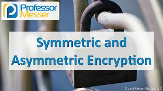 Symmetric and Asymmetric Encryption - CompTIA Security+ SY0-501 - 6.1