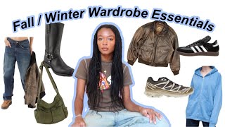 my top 10 fall/winter wardrobe essentials