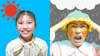 【寸劇】きらこだけなんか変！？晴れVS雨　運動会も遠足も雨なんて嫌！　みこちゃんなりきりごっこ遊び