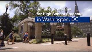 Georgetown University Summer Programs for High School Students