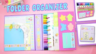 DIY Cute Folder Organizer - Perfect for your Notebook, Bullet Journal or Diary | aPasos Crafts DIY