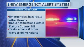 New emergency alert system