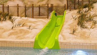 grüne Kinderrutsche :: Kids Slide | Lalandia i Søndervig Ringkøbing