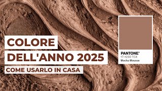 Color of the Year 2025: Pantone Mocha Mousse - Interior Design | Color Analysis #25