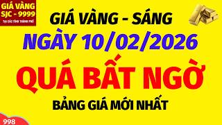 Giá vàng hôm nay 9999 SÁNG ngày 10 tháng 2 năm 2026- GIÁ VÀNG NHẪN 9999- Bảng giá vàng sjc, 24k 18k