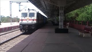 [IRFCA]Tughlakabad Three Phase Locomotive showing brutal power with 12823 CG Sampark kranti SF exp!