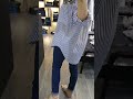 lookbook ➸ 穿搭冊。【02002】。 直條紋寬鬆長版襯衫