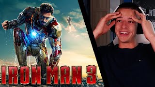 BEST SUIT UP! Iron Man 3! Movie Reaction! FIRST TIME WATCHING!