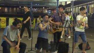 原諒我 - 蕭敬騰 (Cover by Bone Music House) @尖沙咀Busking 2017.06.03