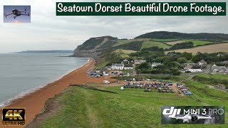 Seatown Dorset | Beautiful Drone Flight | DJI Mini 3 Pro | 4K